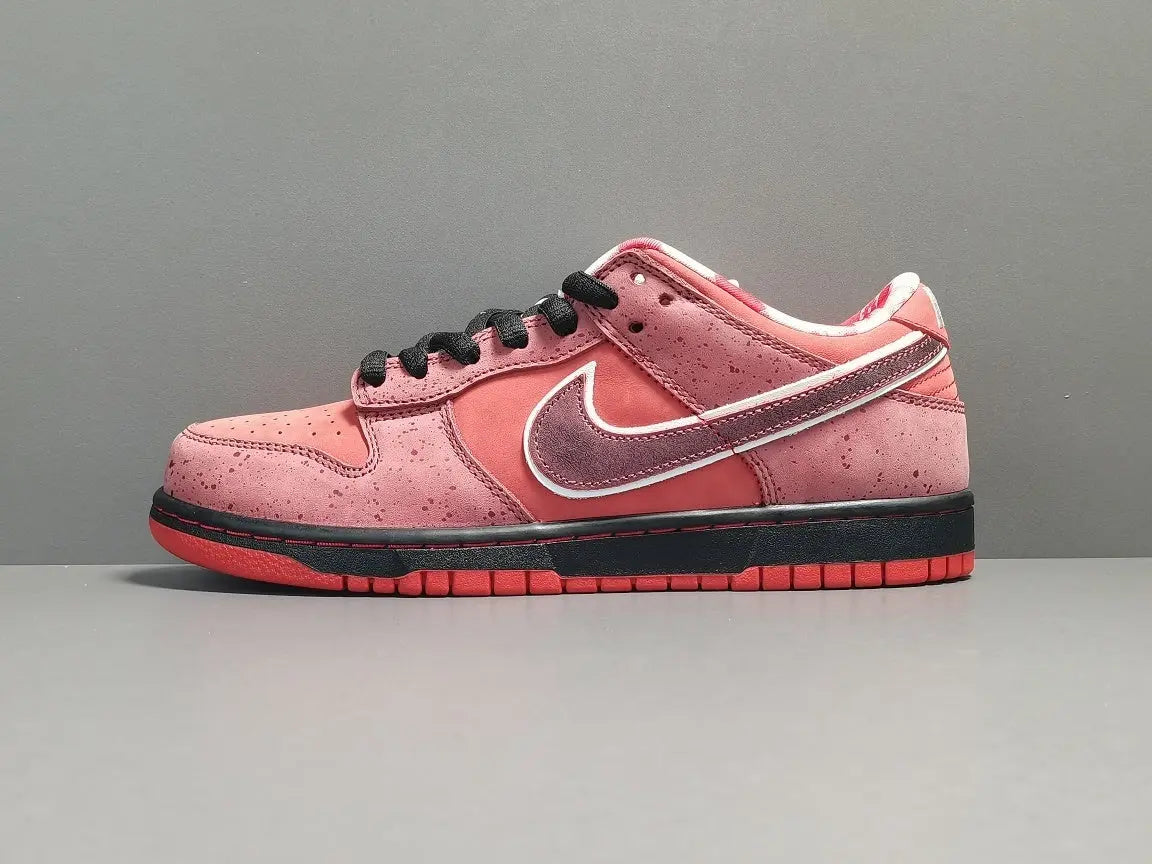 Nike SB Dunk x Concepts Red Lobster sneaker with bold red nautical details
