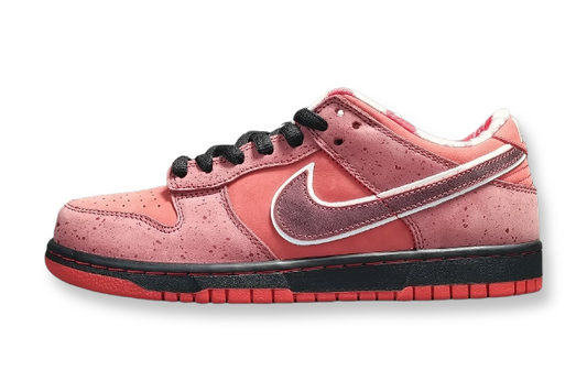 Nike SB Dunk x Concepts Red Lobster sneaker with bold red nautical details
