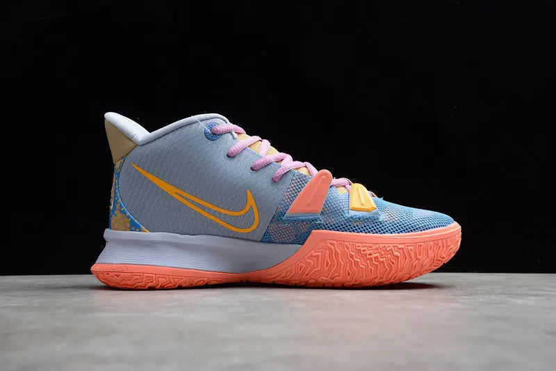 Nike Kyrie 7 x Expressions basketball shoes – low-top sneakers with bold artistic colorway, limited edition design, and Zoom Air cushioning for court performance