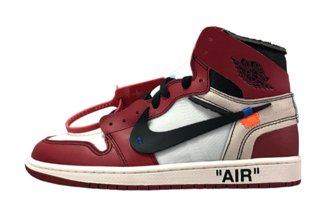 Jordan 1 Retro High Off-White Chicago sneakers showcasing deconstructed style and heritage