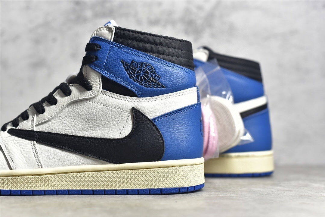 Jordan 1 High OG Fragment Travis Scott sneakers with premium leather and bold design
