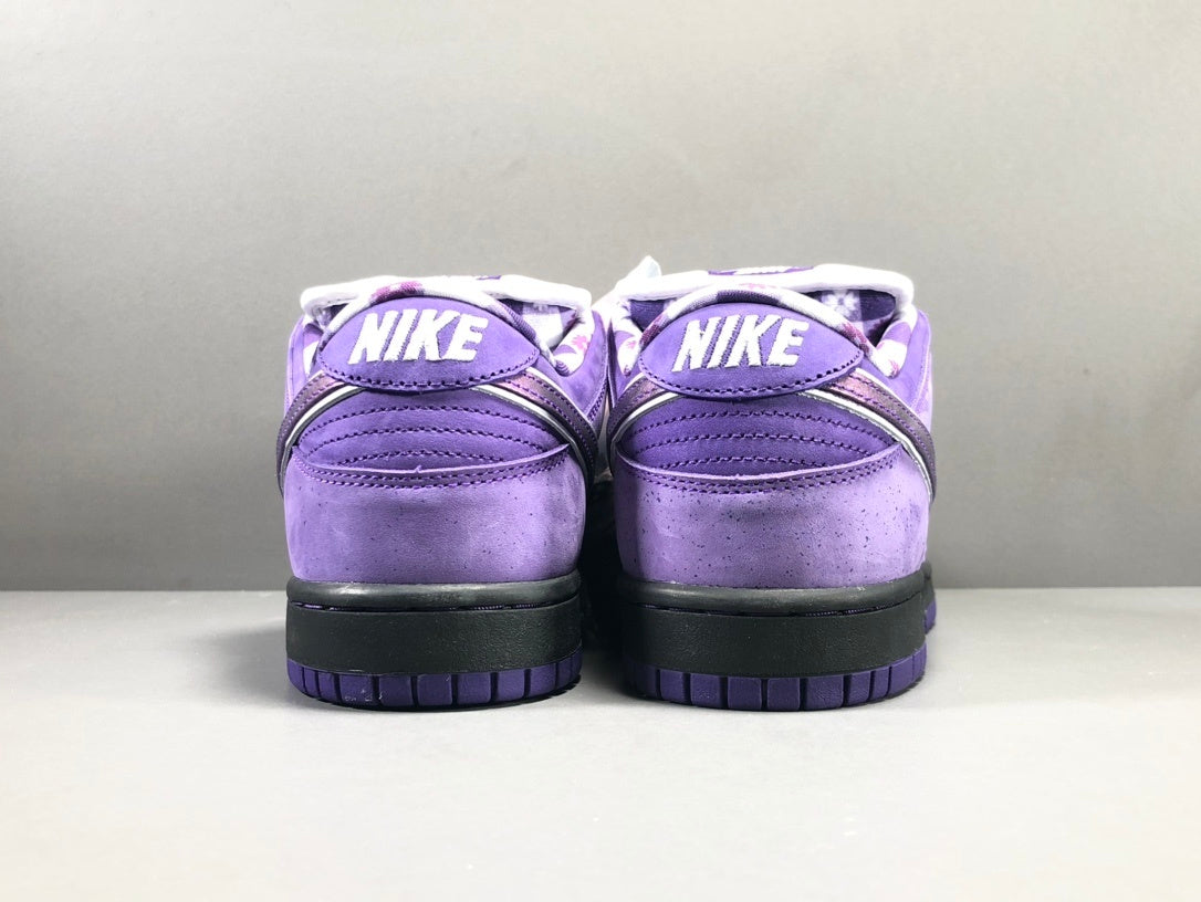 Nike SB Dunk x Concepts Purple Lobster sneaker featuring purple ocean-inspired details
