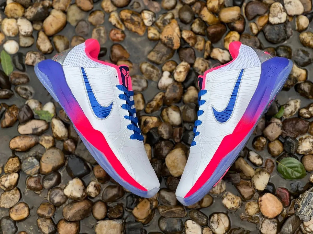 Nike Kobe 5 Protro Kay Yow edition basketball shoes with pink tribute design
