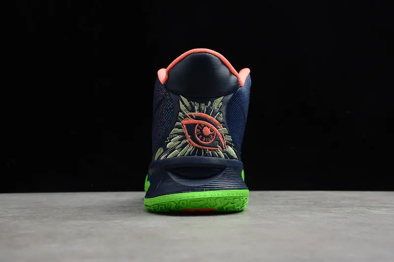 Nike Kyrie 7 x Midnight Navy basketball shoes – low-top sneakers with dark navy colorway and Zoom Air cushioning