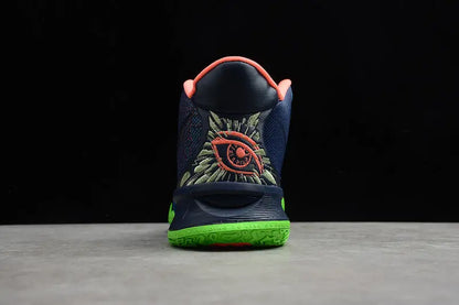 Nike Kyrie 7 x Midnight Navy basketball shoes – low-top sneakers with dark navy colorway and Zoom Air cushioning