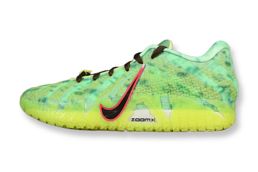 nike ja 3 x zombie basketball shoes side view with dark edgy zombie inspired colorway