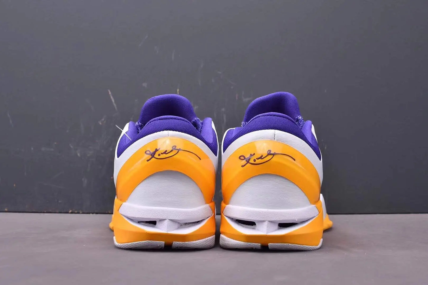 Nike Kobe 7 Lakers Home basketball shoes purple and gold team colors
