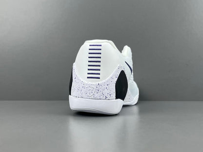 Nike Kobe 9 Elite Low EM White Court Purple basketball shoes mens sneakers